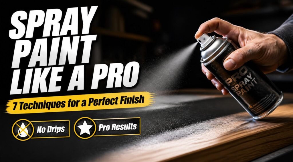 Best Spray Paint Techniques for a Professional Finish (Complete Guide)