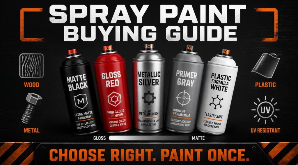 How to Choose the Right Spray Paint for Any Project
