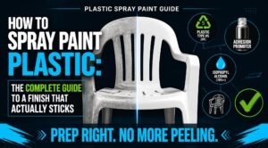 How to Spray Paint Plastic The Complete Guide to a Finish That Actually Sticks