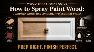 Spray paint wood like a pro. Step-by-step guide covering prep, primer, technique, and topcoat for furniture, cabinets & outdoor wood. No runs, no peeling.