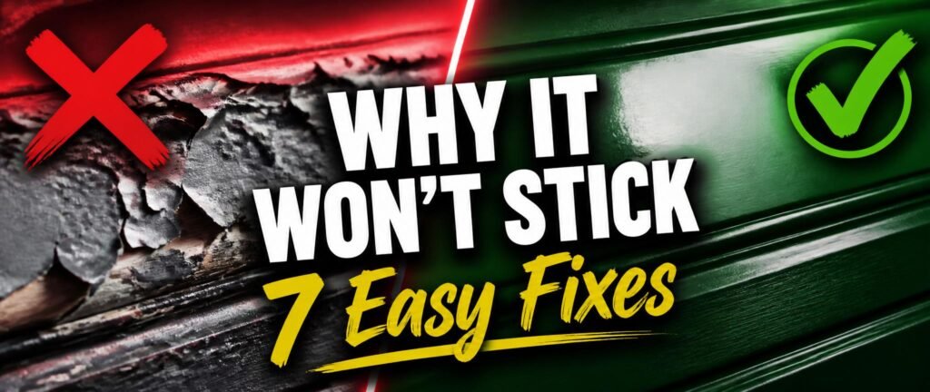Why Spray Paint Isnt Sticking 7 Easy Fixes Spray Painter Guide