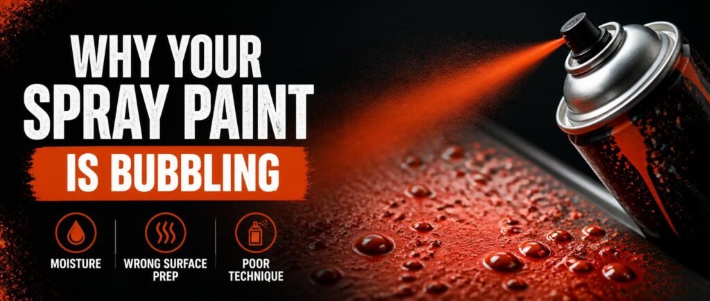 Why Your Spray Paint Is Bubbling 7 Common Causes Easy Fixes That Actually Work