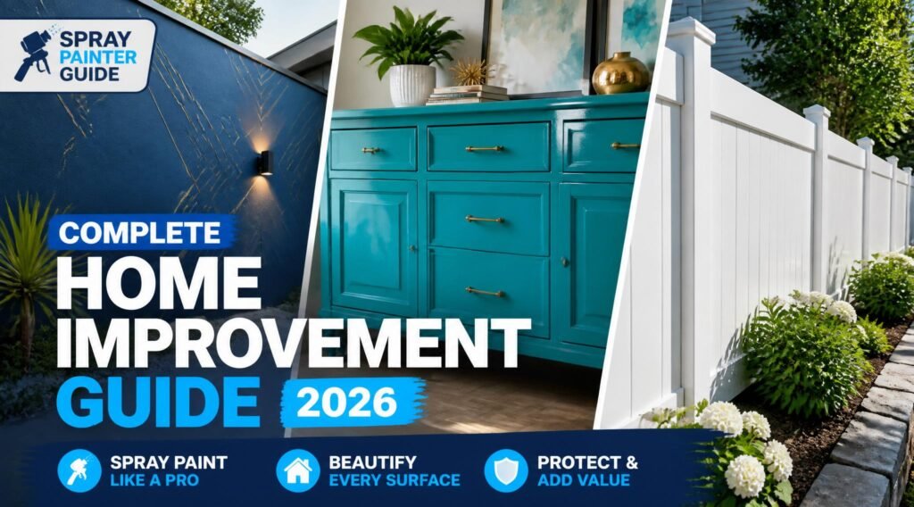The Complete Home Improvement Guide Spray Painting Everything from Walls to Furniture 2026