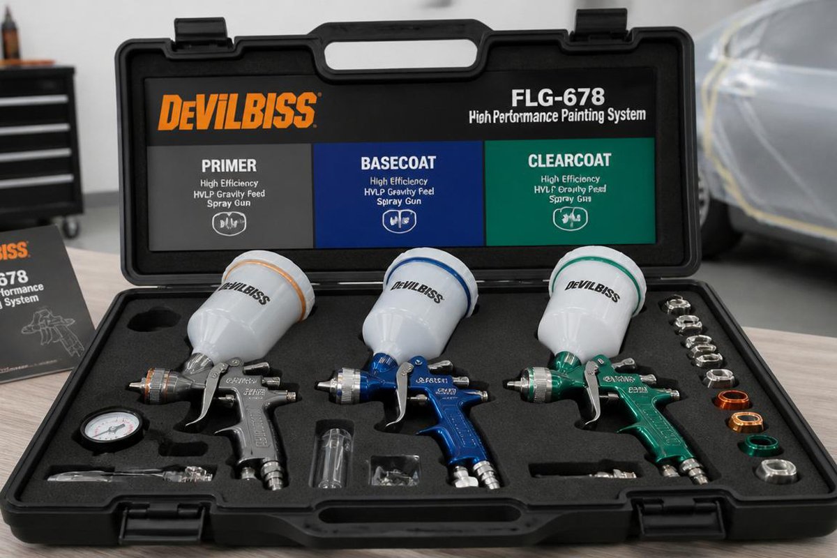 DeVilbiss 802343 Auto Painting/Priming Kit