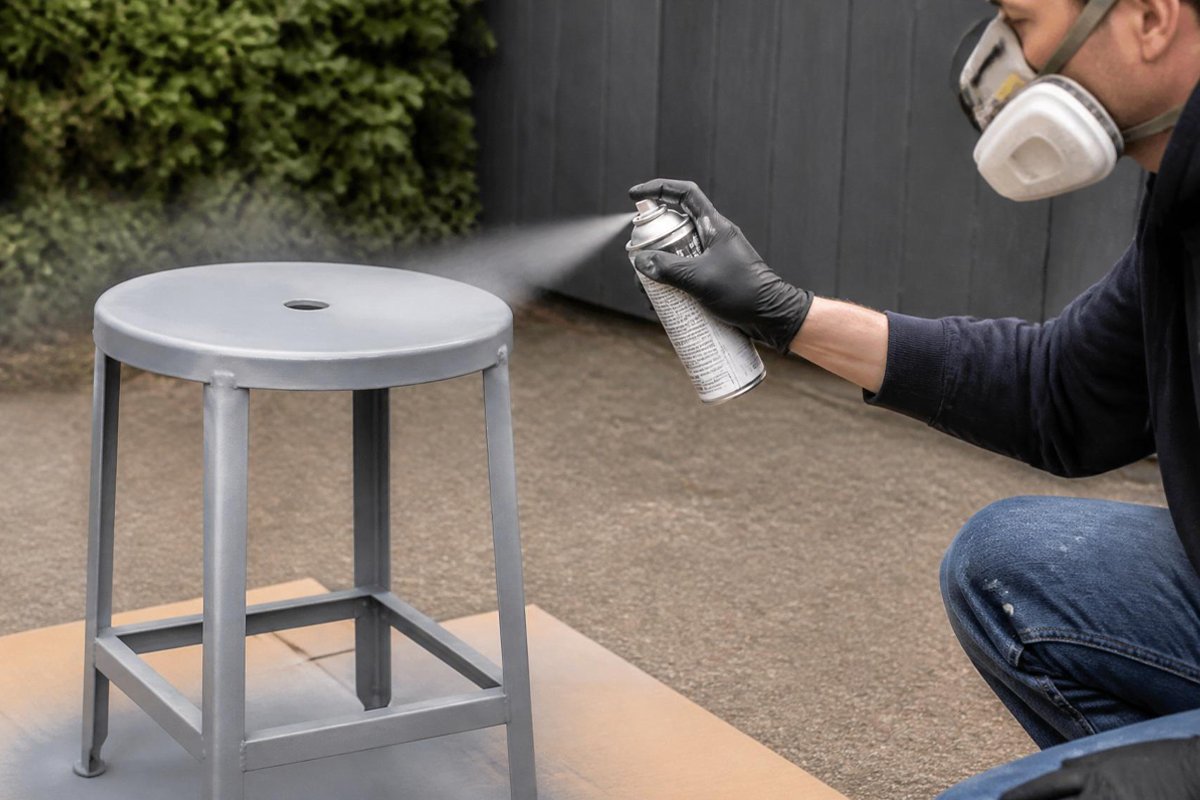 applying spray paint primer step by step