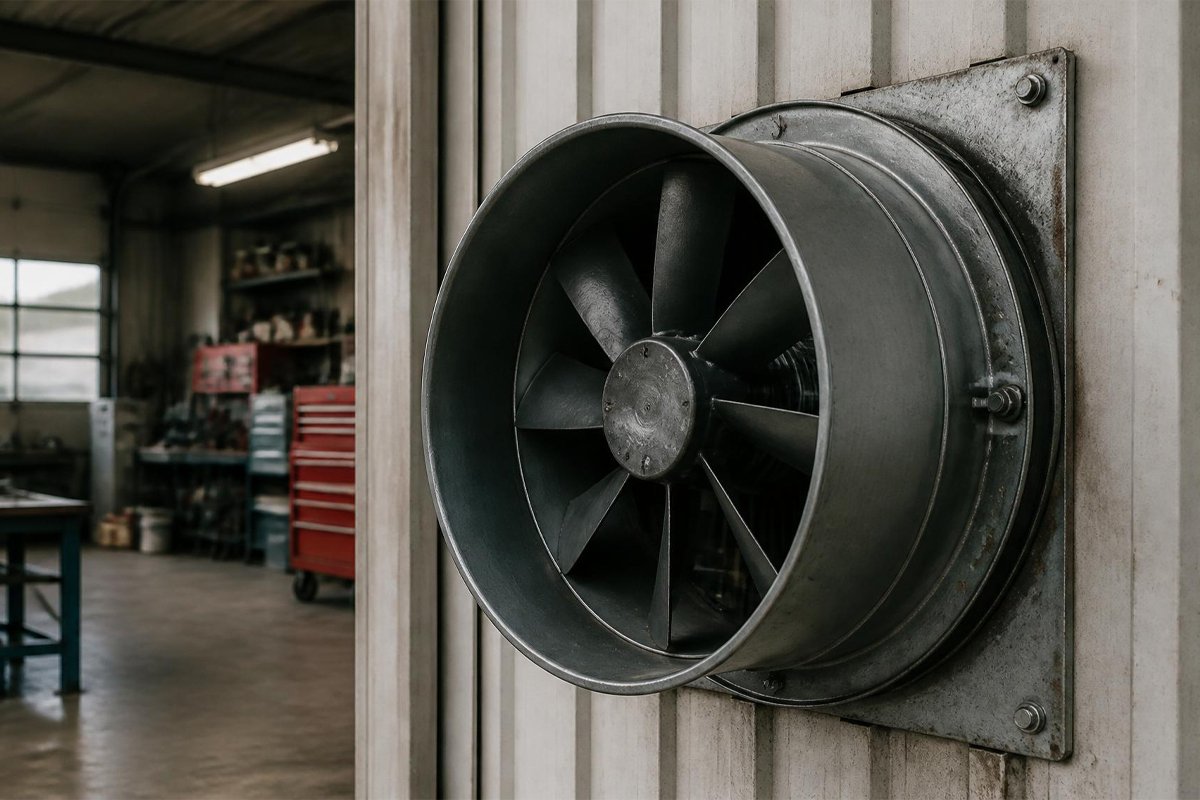 MOUNTO 1HP Axial Blower (Best for Solvent-Heavy Work)