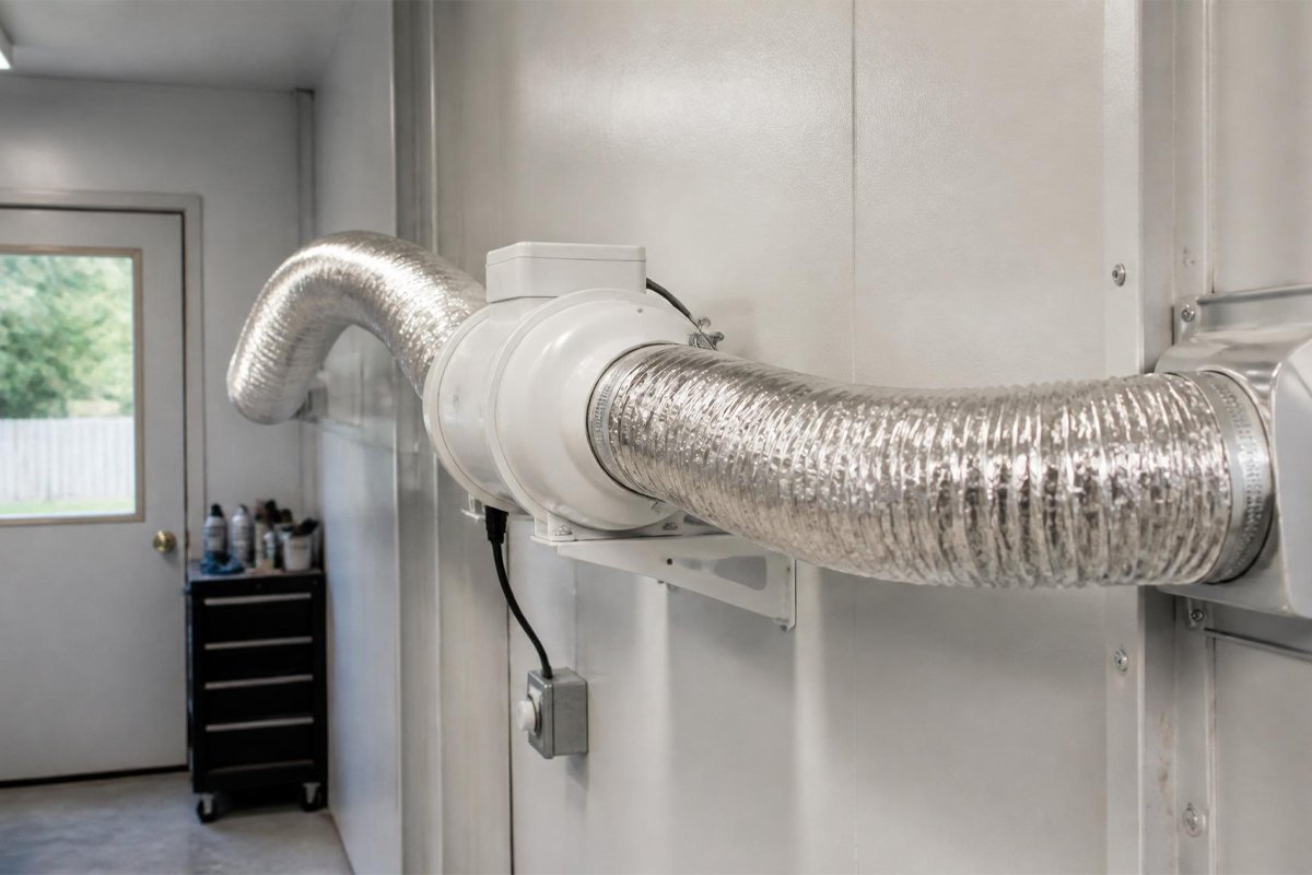 best spray booth ventilation fan garage setup 2026