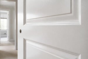spray paint interior doors smooth factory finish