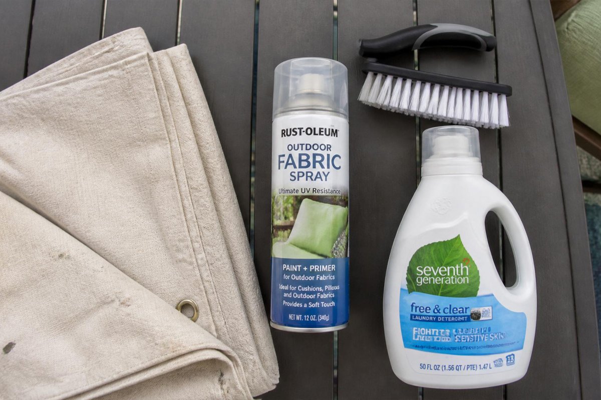 fabric spray paint tools outdoor cushions supplies