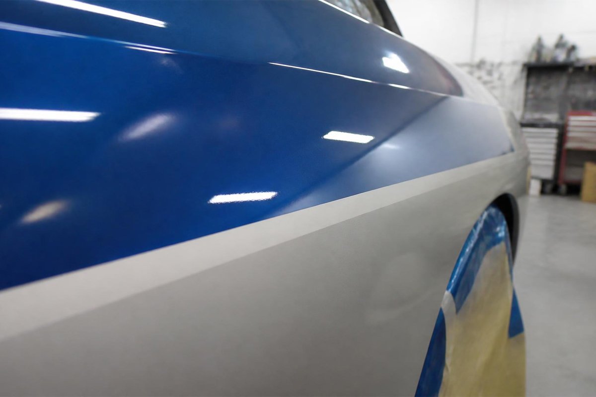 crisp clean paint line after removing masking tape