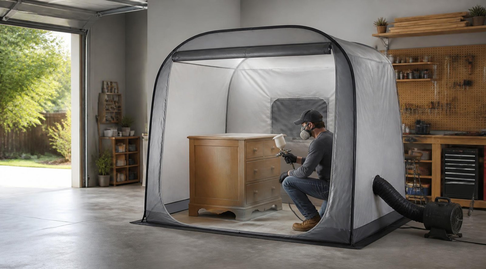 Best Portable Spray Paint Booths for Home Garages: Top 5 Picks